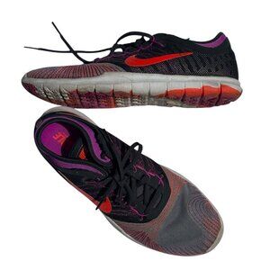 Nike Sneaker Women's Size 8 Pink Black Multicolor Fitsole Training Flex Adapt